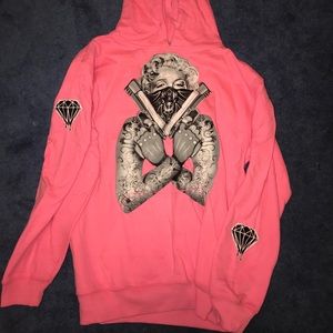 mens size medium custom marilyn monroe hoodie